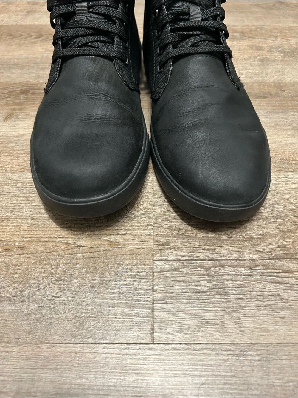 Timberland Groveton Men's Size 11.5 Black Casual Lace-Up Chukka Sneakers Boots